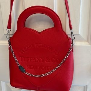 Open to offers! Designer inspired red heart bag. Brand new